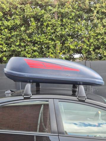 Sportieve dakkoffer probox 425 blauw/rood beschikbaar voor biedingen