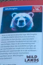 Wildnights kortingsbon, Tickets en Kaartjes, Kortingen en Cadeaubonnen, Drie personen of meer, Kortingsbon