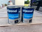 2 x Wijzonol buiten verf hoogglanslak ral 9226 Koningsblauw, Doe-het-zelf en Verbouw, Verf, Beits en Lak, Minder dan 5 liter, Ophalen of Verzenden