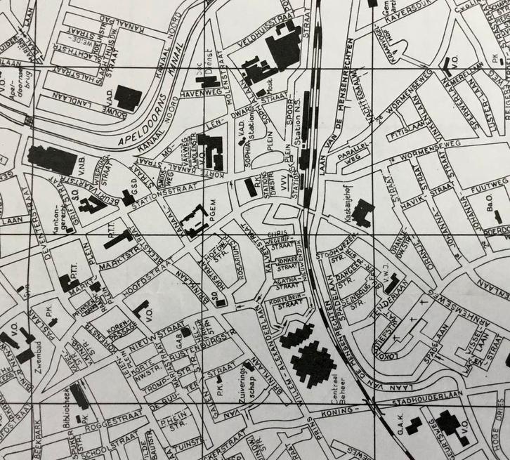 Plattegrond - APELDOORN, BEEKBERGEN, HOENDERLOO eo 1991, Boeken, Atlassen en Landkaarten, Zo goed als nieuw, Landkaart, Nederland