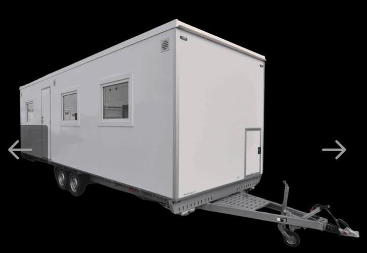 Gebruikte 7.30-6,60  mtr Woonunit  4 keer 1 pers slaapkamer, Doe-het-zelf en Verbouw, Bouwketen en Schaftketen, Gebruikt, Ophalen