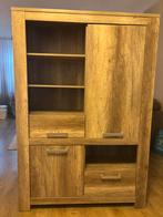 Dressoir kast / combi kast houtlook, Ophalen, Zo goed als nieuw, 25 tot 50 cm, Met deur(en)