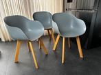 Stoelen, 3 stuks, Gebruikt, Drie, Grijs, Ophalen