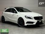 Mercedes A-klasse AMG 45 4MATIC Pano RECARO Seats H/K Camera, Open dak, Gebruikt, 4 cilinders, Met garantie (alle)