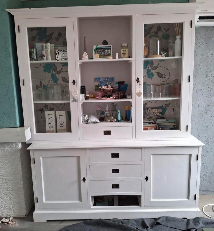 Buffetkast 219x180 - Beschadigd, Huis en Inrichting, Kasten | Buffetkasten, Ophalen