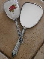 Hand spiegel borstel vintage antiek, Ophalen of Verzenden, Rechthoekig, Minder dan 50 cm