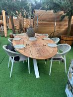 Tuinset Matera | Suns | Showroommodel, Ophalen, Gebruikt, 6 zitplaatsen, Teakhout