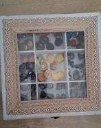 48 paar vintage clip oorbellen in display doos, Sieraden, Tassen en Uiterlijk, Oorbellen, Ophalen, Overige materialen