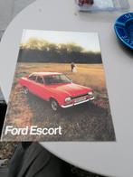 Ford Escort mk 1 reklame folder, Nederlandse taal., Ophalen of Verzenden, Zo goed als nieuw, Ford