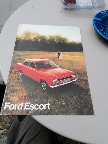 Ford Escort mk 1 reklame folder, Nederlandse taal.  beschikbaar voor biedingen