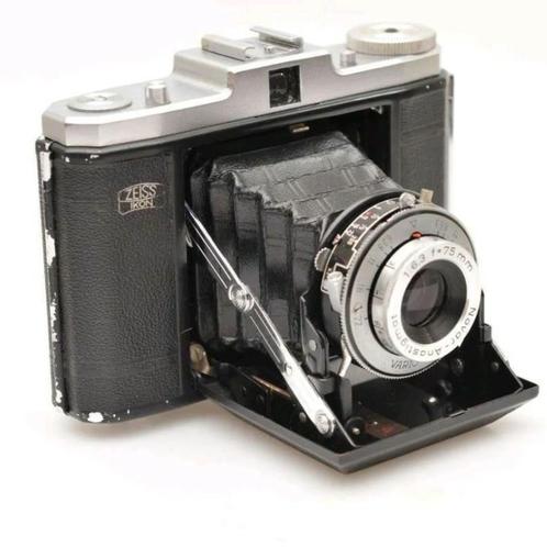 Zeiss ikon nettar 518/16 camera i.z.g.s. met cameratas, Audio, Tv en Foto, Fotocamera's Analoog, Gebruikt, Compact, Overige Merken