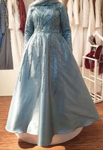 Nachtjurk hennajurk kinalik gelegenheidsjurk turquoise groen, Maat 38/40 (M), Galajurk, Ophalen of Verzenden, Zo goed als nieuw