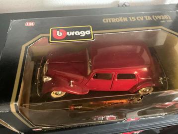 Citroën 15 CV TA (1938) Burago 1/24 beschikbaar voor biedingen