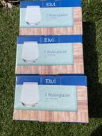 6 waterglazen model EIVI, Huis en Inrichting, Keuken | Servies, Nieuw, Glas, Overige stijlen, Glas of Glazen