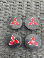 Mitsubishi naafdoppen 54.5 mm zwart, Auto diversen, Wieldoppen, Ophalen of Verzenden, Zo goed als nieuw