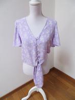 J44 MELTING STOCKHOLM nieuwe korte blouse lavendel S 36, Paars, Nieuw, Ophalen of Verzenden, Maat 36 (S)