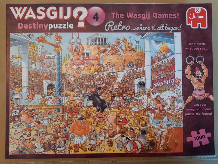 Wasgij puzzels 1000st, Hobby en Vrije tijd, Denksport en Puzzels, Zo goed als nieuw, 500 t/m 1500 stukjes, Ophalen