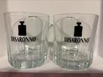 Disaronno glazen, 2 stuks, 9,5 cm hoog, als nieuw, Verzamelen, Glas en Borrelglaasjes, Ophalen of Verzenden, Zo goed als nieuw