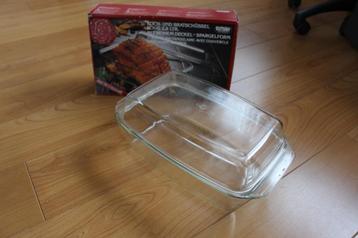 Vuurvaste glazen schaal, 2,8 liter beschikbaar voor biedingen