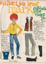 vintage knipsel 1966 aankleedpop jongetje Mark vissertje, Verzenden, 1960 tot 1980, Nederland, Knipsel(s)