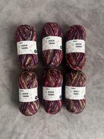 Wibra sokkenwol - 6 bollen - nieuw, Ophalen of Verzenden, Nieuw, Breien of Haken, Wol of Garen