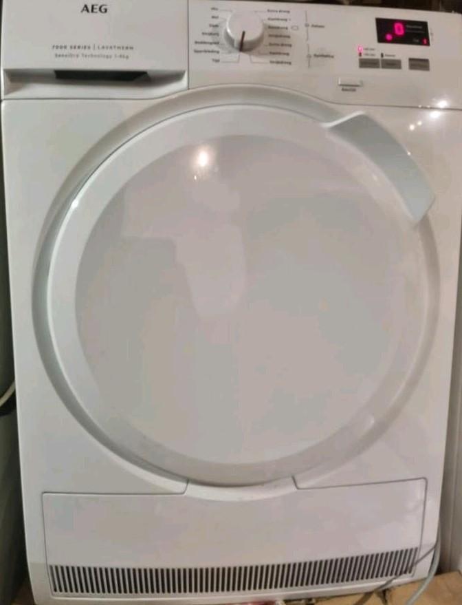 AEG Lavatherm 700 Warmtepomp Droger - Schoon!, Witgoed en Apparatuur, Wasdrogers, Zo goed als nieuw, Condens, Voorlader, 8 tot 10 kg