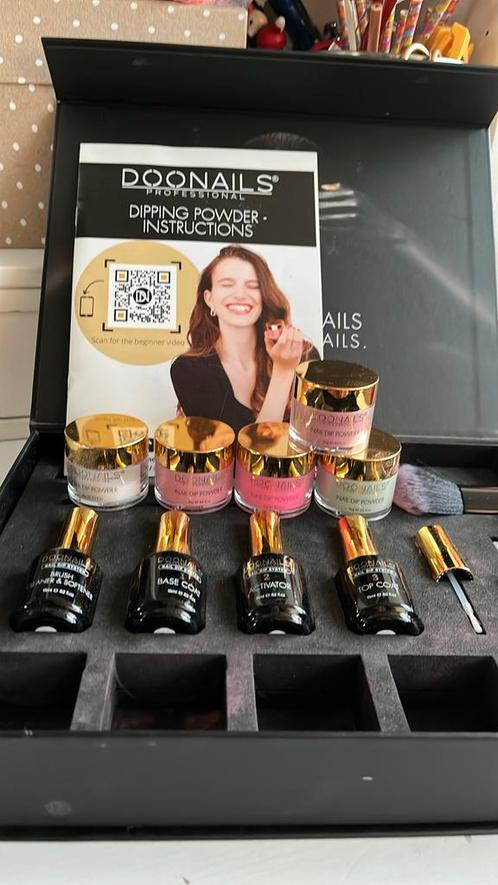 Doonails set compleet €30,-, Sieraden, Tassen en Uiterlijk, Overige Accessoires, Zo goed als nieuw, Ophalen of Verzenden