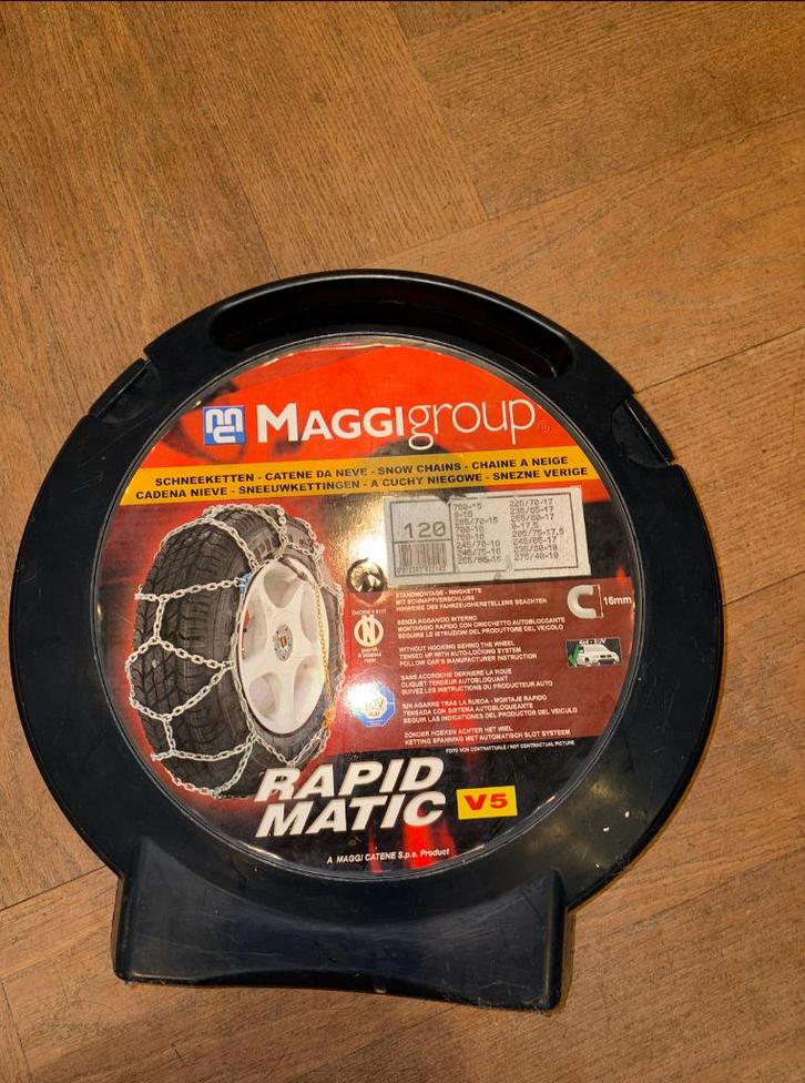 Sneeuwketting Maggi group Rapid Matic V5 diverse bandgrootte, Auto diversen, Sneeuwkettingen, Gebruikt, Ophalen