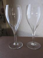 Vijf mooie Verrerie Doyen champagne glazen - geslepen, Antiek en Kunst, Verzenden