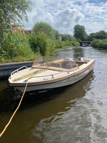 speedbootje-tourbootje-retroboot yamaha 9,9 pk 4takt beschikbaar voor biedingen