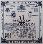 tegeltje 1998 Vierdaagse 4 Daagse, 1 miljoen deelnemers, Antiek en Kunst, Ophalen of Verzenden