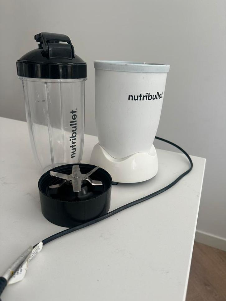 Nutribullet wit, Witgoed en Apparatuur, Blenders, Gebruikt, Powerblender, Ophalen of Verzenden