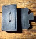 Antieke bijbel uit 1881, lederen kaft en sluiting, Ophalen of Verzenden