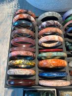 Natuursteen bangles, Sieraden, Tassen en Uiterlijk, Armbanden, Ophalen of Verzenden, Zo goed als nieuw, Overige materialen
