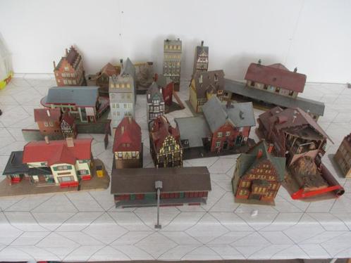 Kavel huisjes 2, Hobby en Vrije tijd, Modeltreinen | H0, Gebruikt, Brug, Tunnel of Gebouw, Overige merken, Ophalen