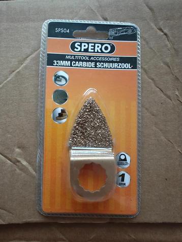 Spero 33mm carbide schuurzool voor multitool beschikbaar voor biedingen
