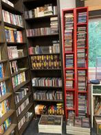 Partij diverse cd's dvd's lp's en tapes., Alle leeftijden, Ophalen, Gebruikt