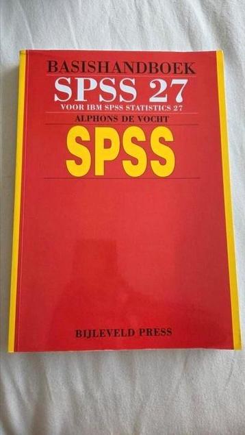 Alphons de Vocht - Basishandboek SPSS 27 beschikbaar voor biedingen