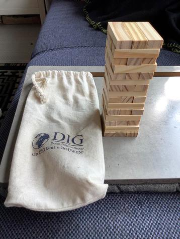 Jenga houten blokjes stapel spel reisspel beschikbaar voor biedingen