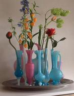Opaline Vaasjes,origineel melkglas, verzameling 20 stuks, Ophalen, Overige kleuren, Minder dan 50 cm, Glas