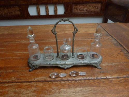 Art deco olie- en azijnstel, Orfevrerie Dilecta, Antiek en Kunst, Antiek | Woonaccessoires, Ophalen of Verzenden