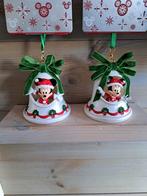 Disney Mickey en Minnie in Kerst klokken ornamenten, Ophalen of Verzenden, Mickey Mouse, Nieuw, Beeldje of Figuurtje