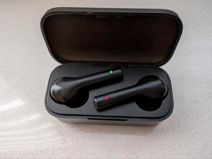 QCY TWS Smart Earbuds T5 draadloze bluetooth oordopjes zwart, Telecommunicatie, Mobiele telefoons | Oordopjes, Gebruikt, In gehoorgang (in-ear)