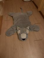 Leuk gestreepte tijger vloerkleed/ kussen., Huis en Inrichting, Ophalen, Gebruikt, 100 tot 150 cm, Wit