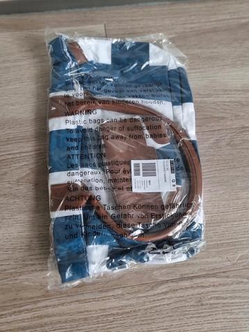 Strandtas tas + portemonnee blauw wit streept NIEUW

 beschikbaar voor biedingen