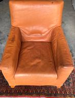Feautuil van Gerard van den Berg - Label, Huis en Inrichting, Fauteuils, Ophalen of Verzenden, Gebruikt, Leer, 75 tot 100 cm