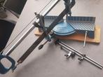 Verstekzaag metaal, verstelbaar met geleider, Doe-het-zelf en Verbouw, Gereedschap | Zaagmachines, Ophalen, Gebruikt, 70 mm of meer