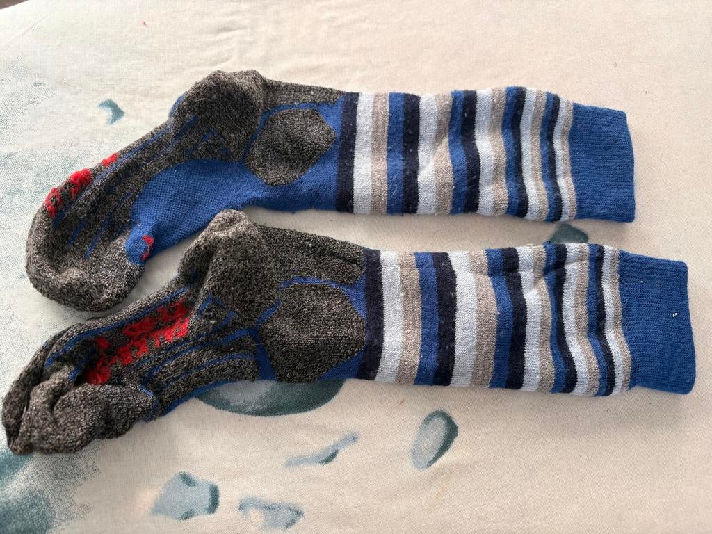 Falke Skisokken - Maat 27-30 - 2 paar, Ophalen of Verzenden, Gebruikt, Jongen of Meisje, Sokken