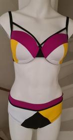 Nieuwe bikini Sapph XL 70E roze wit geel zwart, Geel, Nieuw, Ophalen of Verzenden, Sapph