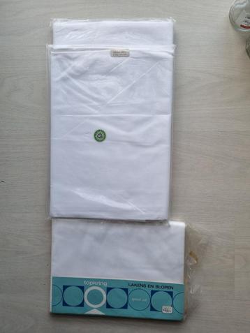 3 lakens wit 180 x 250 cm nieuw beschikbaar voor biedingen